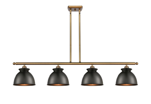 Linear/Island 4 Light + by Innovations ( 405 | 516-4I-BB-M14-BK Ballston ) 