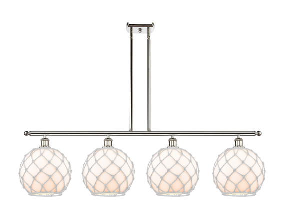 Linear/Island 4 Light + by Innovations ( 405 | 516-4I-PN-G121-10RW-LED Ballston ) 