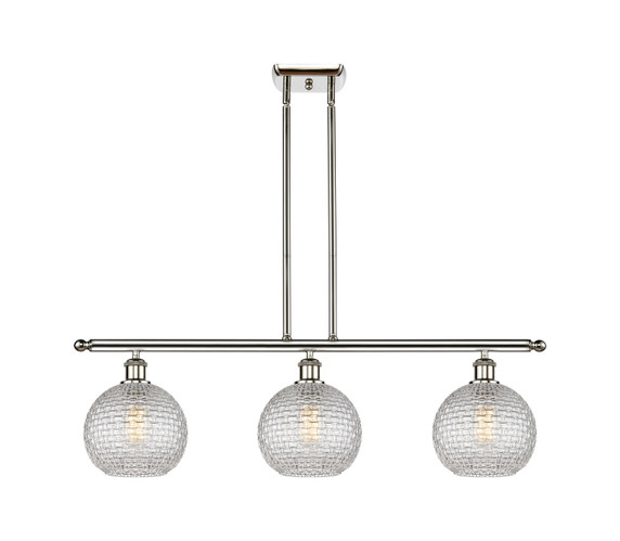 Linear/Island 3 Light Bar by Innovations ( 405 | 516-3I-PN-G122C-8CL Ballston ) 