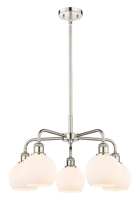 Mid. Chandeliers Glass Down by Innovations ( 405 | 516-5CR-PN-G121-6 Ballston ) 