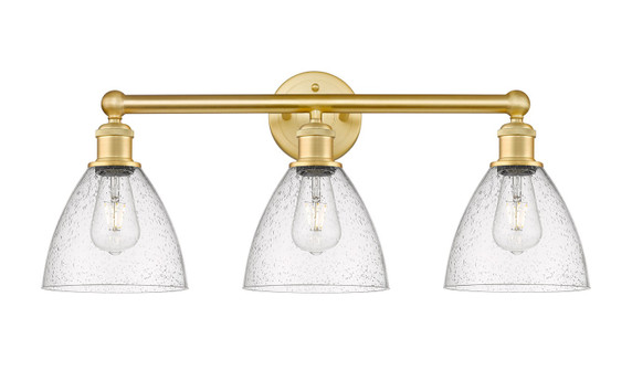 Bathroom Fixtures Three Lights by Innovations ( 405 | 616-3W-SG-GBD-754 Edison ) 