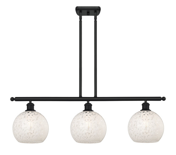 Linear/Island 3 Light Bar by Innovations ( 405 | 516-3I-BK-G1216-8WM Ballston ) 