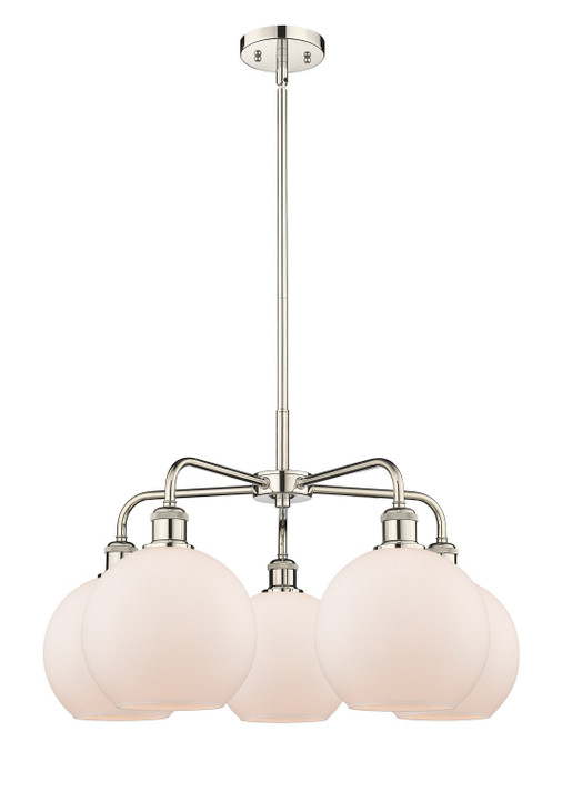 Mid. Chandeliers Glass Down by Innovations ( 405 | 516-5CR-PN-G121-8 Ballston ) 