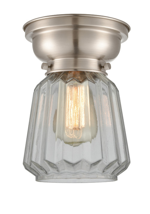 Flush Mounts Glass Down by Innovations ( 405 | 623-1F-SN-G142-LED Franklin Restoration ) 