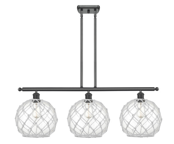 Linear/Island 3 Light Bar by Innovations ( 405 | 516-3I-BK-G122-10RW Ballston ) 