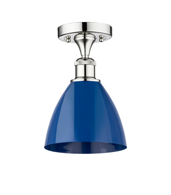 Semi-Flush Mts. Glass Down by Innovations ( 405 | 616-1F-PC-MBD-75-BL Edison ) 