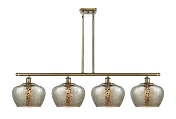 Linear/Island 4 Light + by Innovations ( 405 | 516-4I-AB-G96-L-LED Ballston ) 