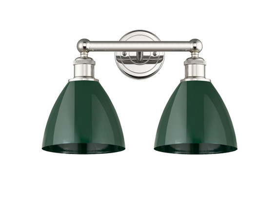 Bathroom Fixtures Two Lights by Innovations ( 405 | 616-2W-PN-MBD-75-GR Edison ) 