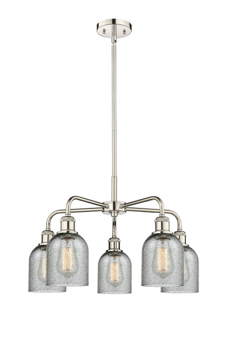 Mid. Chandeliers Glass Down by Innovations ( 405 | 516-5CR-PN-G257 Ballston ) 