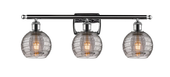 Bathroom Fixtures Three Lights by Innovations ( 405 | 516-3W-PC-G1213-6SM Ballston ) 