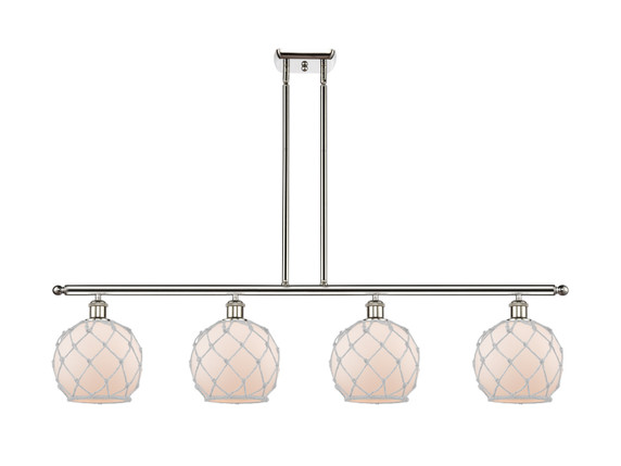 Linear/Island 4 Light + by Innovations ( 405 | 516-4I-PN-G121-8RW Ballston ) 