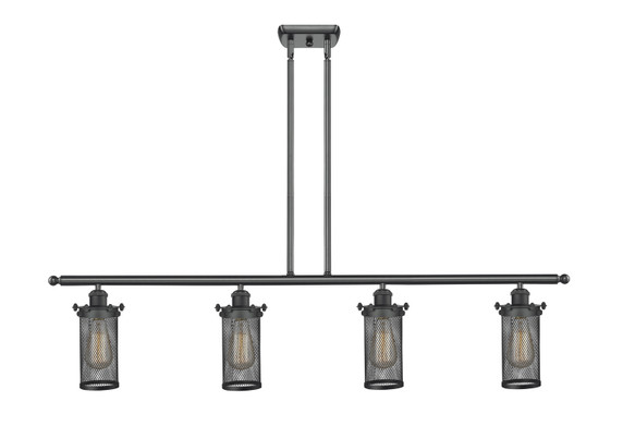 Linear/Island 4 Light + by Innovations ( 405 | 516-4I-BK-CE219-LED Austere ) 
