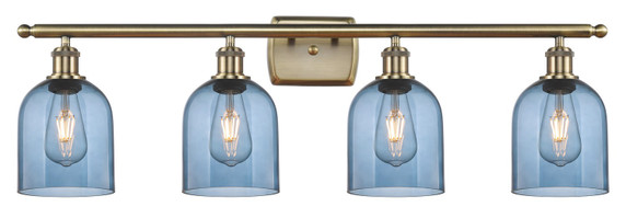 Bathroom Fixtures Four Lights by Innovations ( 405 | 516-4W-AB-G558-6BL Ballston ) 