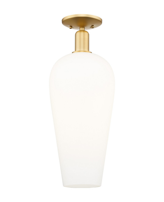 Semi-Flush Mts. Glass Down by Innovations ( 405 | 716-1C-SG-G456-8WH Arcadia ) 