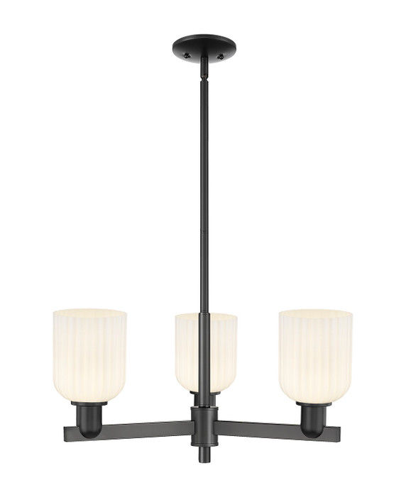 Mid. Chandeliers Glass Up by Innovations ( 405 | 716-3CR-BK-G559-5GWH Arcadia ) 