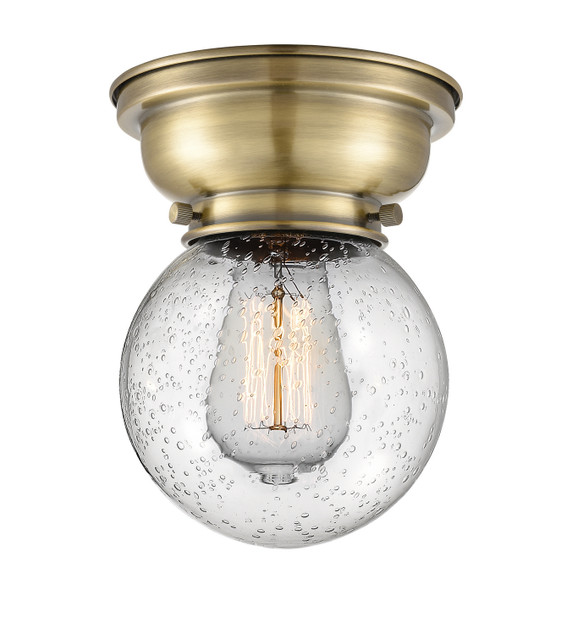 Flush Mounts Glass Down by Innovations ( 405 | 623-1F-AB-G204-6-LED Franklin Restoration ) 