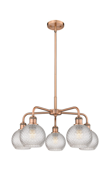 Mid. Chandeliers Glass Down by Innovations ( 405 | 516-5CR-AC-G122C-6CL Ballston ) 