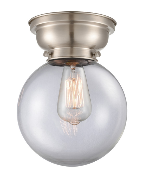Flush Mounts Glass Down by Innovations ( 405 | 623-1F-SN-G202-8-LED Franklin Restoration ) 