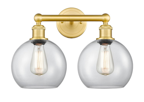 Bathroom Fixtures Two Lights by Innovations ( 405 | 616-2W-SG-G122-8 Edison ) 