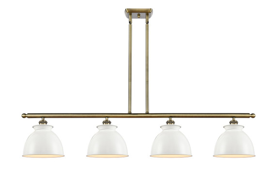 Linear/Island 4 Light + by Innovations ( 405 | 516-4I-AB-M14-W Ballston ) 