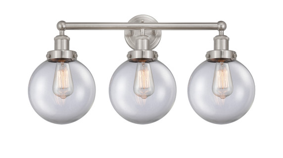 Bathroom Fixtures Three Lights by Innovations ( 405 | 616-3W-SN-G202-8 Edison ) 