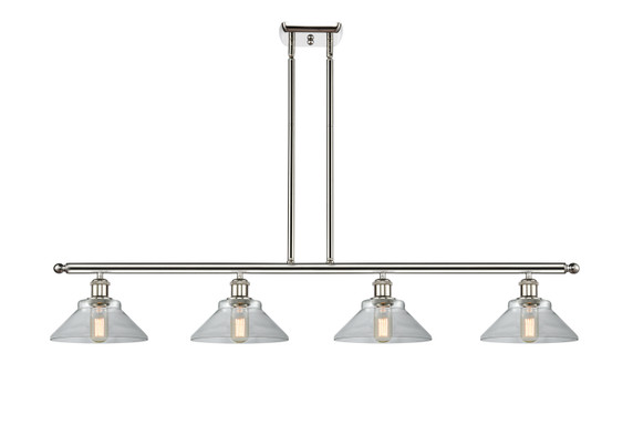 Linear/Island 4 Light + by Innovations ( 405 | 516-4I-PN-G132-LED Ballston ) 