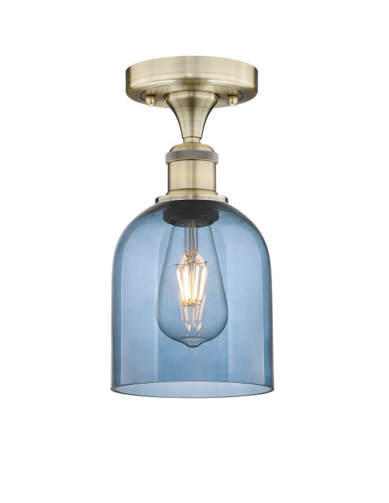 Semi-Flush Mts. Glass Down by Innovations ( 405 | 616-1F-AB-G558-6BL Edison ) 