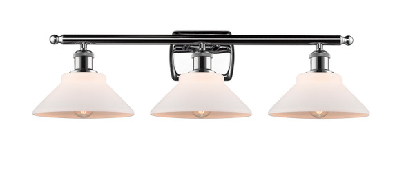 Bathroom Fixtures Three Lights by Innovations ( 405 | 516-3W-PC-G131-LED Ballston ) 