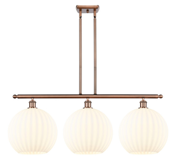 Linear/Island 3 Light Bar by Innovations ( 405 | 516-3I-AC-G1217-12WV Ballston ) 