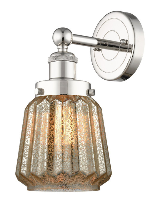Sconces Single Glass by Innovations ( 405 | 616-1W-PN-G146 Edison ) 