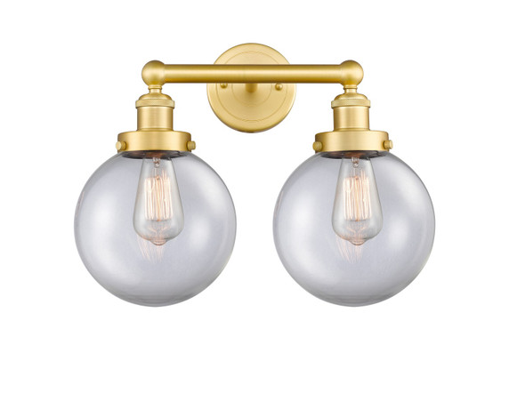 Bathroom Fixtures Two Lights by Innovations ( 405 | 616-2W-SG-G202-8 Edison ) 