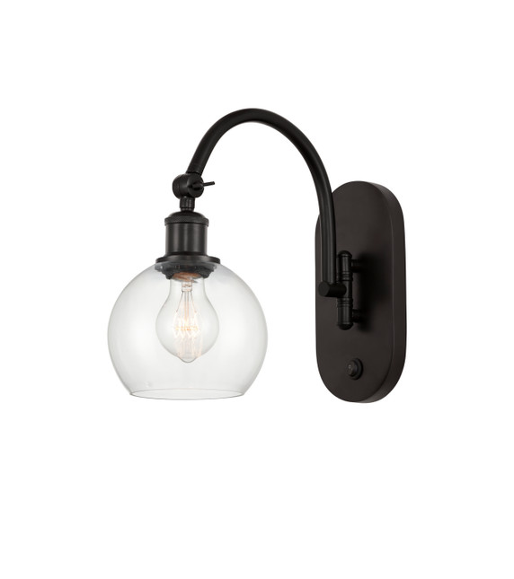 Sconces Single Glass by Innovations ( 405 | 518-1W-OB-G122-6-LED Ballston ) 