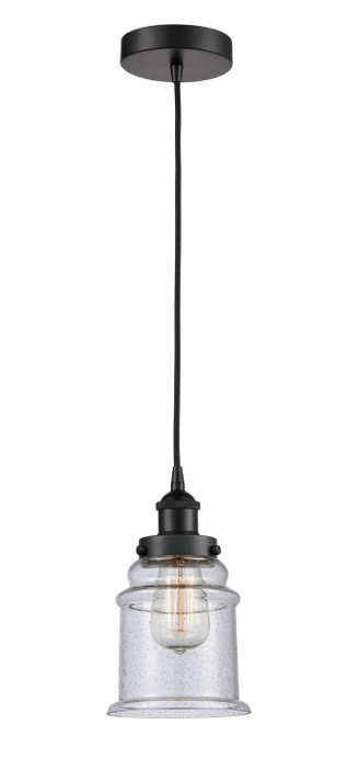 Mini Pendants Glass Down by Innovations ( 405 | 616-1PH-BK-G184 Edison ) 