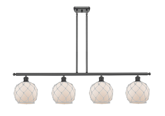 Linear/Island 4 Light + by Innovations ( 405 | 516-4I-BK-G121-8RW Ballston ) 