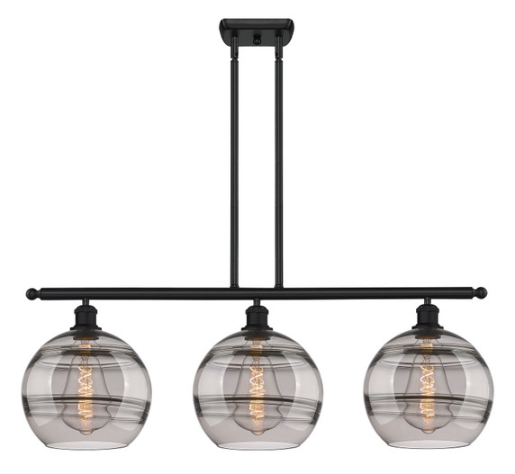 Linear/Island 3 Light Bar by Innovations ( 405 | 516-3I-BK-G556-10SM Ballston ) 