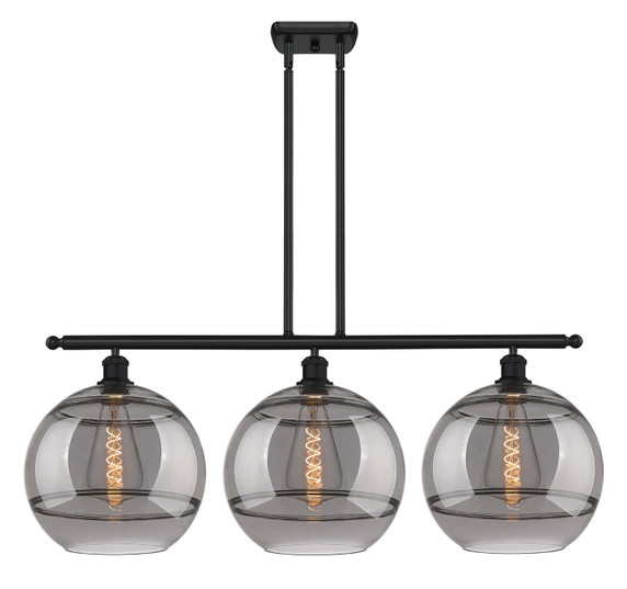 Linear/Island 3 Light Bar by Innovations ( 405 | 516-3I-BK-G556-12SM Ballston ) 