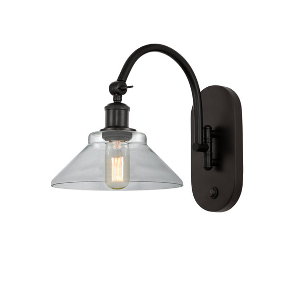 Sconces Single Glass by Innovations ( 405 | 518-1W-OB-G132 Ballston ) 
