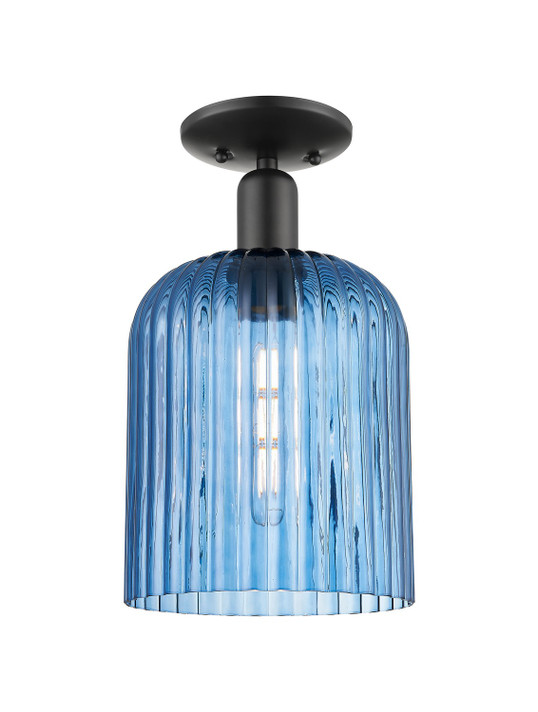 Semi-Flush Mts. Glass Down by Innovations ( 405 | 716-1C-BK-G559-8BL Arcadia ) 