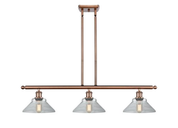 Linear/Island 3 Light Bar by Innovations ( 405 | 516-3I-AC-G132 Ballston ) 