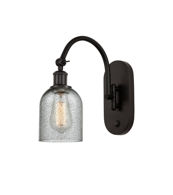 Sconces Single Glass by Innovations ( 405 | 518-1W-OB-G257 Ballston ) 