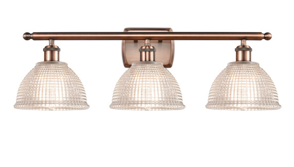 Bathroom Fixtures Three Lights by Innovations ( 405 | 516-3W-AC-G422 Ballston ) 
