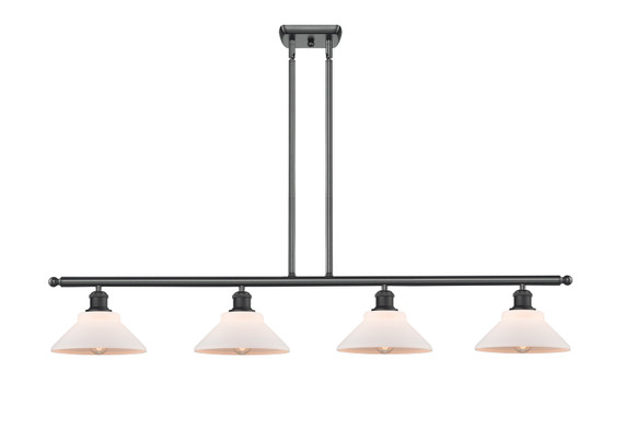 Linear/Island 4 Light + by Innovations ( 405 | 516-4I-BK-G131 Ballston ) 