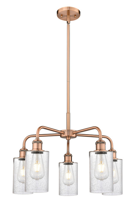 Mid. Chandeliers Glass Down by Innovations ( 405 | 516-5CR-AC-G804 Ballston ) 