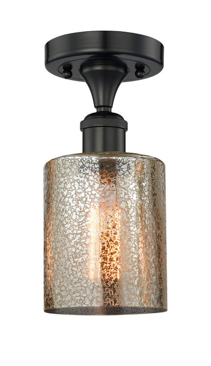 Semi-Flush Mts. Glass Down by Innovations ( 405 | 616-1F-BK-G116 Edison ) 