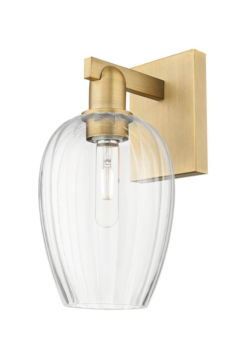 Sconces Single Glass by Innovations ( 405 | 716-1W-BB-G457-6CL Arcadia ) 