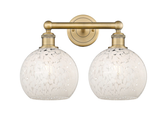 Bathroom Fixtures Two Lights by Innovations ( 405 | 616-2W-BB-G1216-8WM Edison ) 