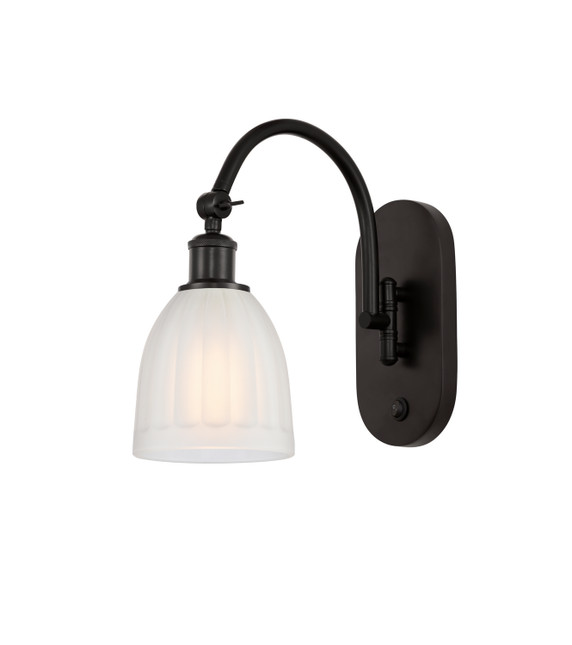 Sconces Single Glass by Innovations ( 405 | 518-1W-OB-G441 Ballston ) 