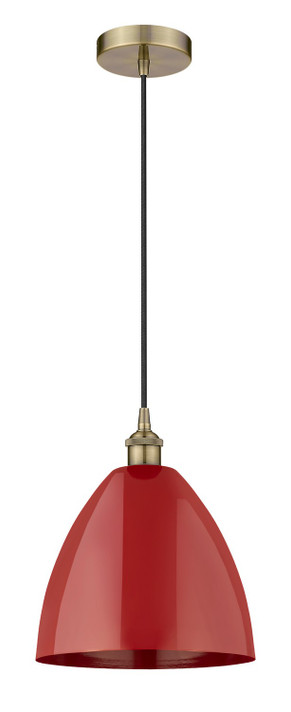 Mini Pendants Metal Shade by Innovations ( 405 | 616-1P-AB-MBD-12-RD Edison ) 