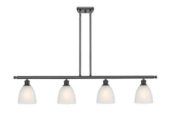 Linear/Island 4 Light + by Innovations ( 405 | 516-4I-BK-G381-LED Ballston ) 