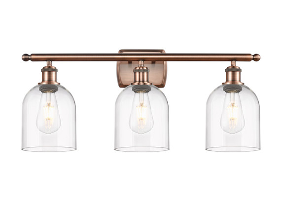 Bathroom Fixtures Three Lights by Innovations ( 405 | 516-3W-AC-G558-6CL Ballston ) 